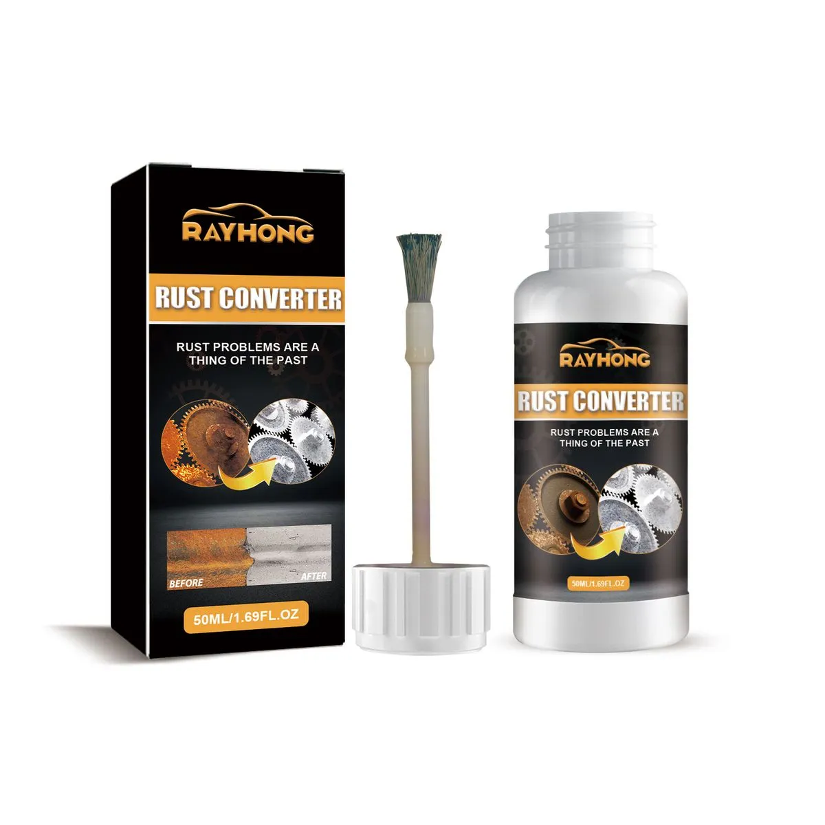 Mild And Harmless Organic Acid Formula, Powerful And Rapid Rust Remover