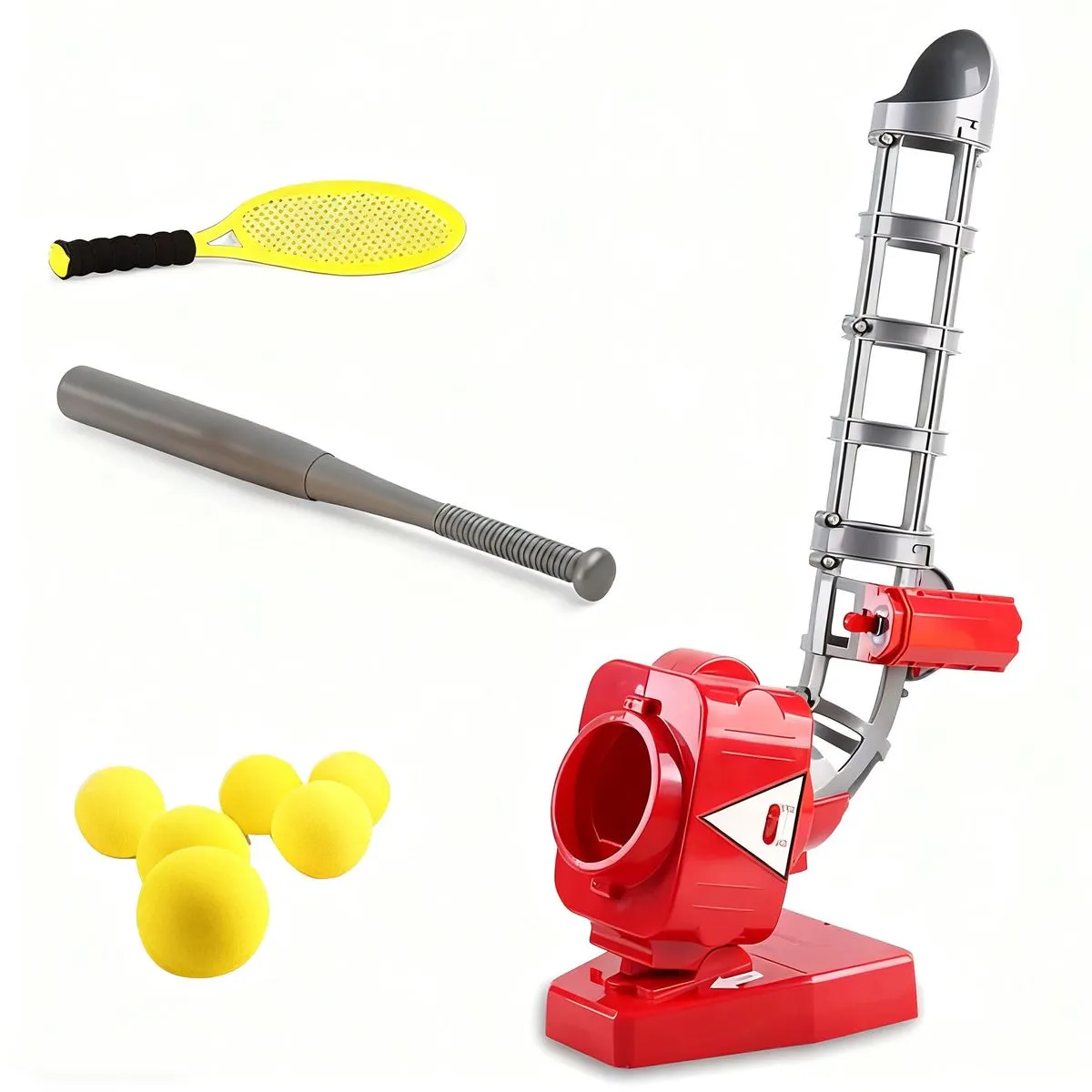 Baseball Tennis Pitcher Machine Toys for Kids Outdoor Backyard Sports Game