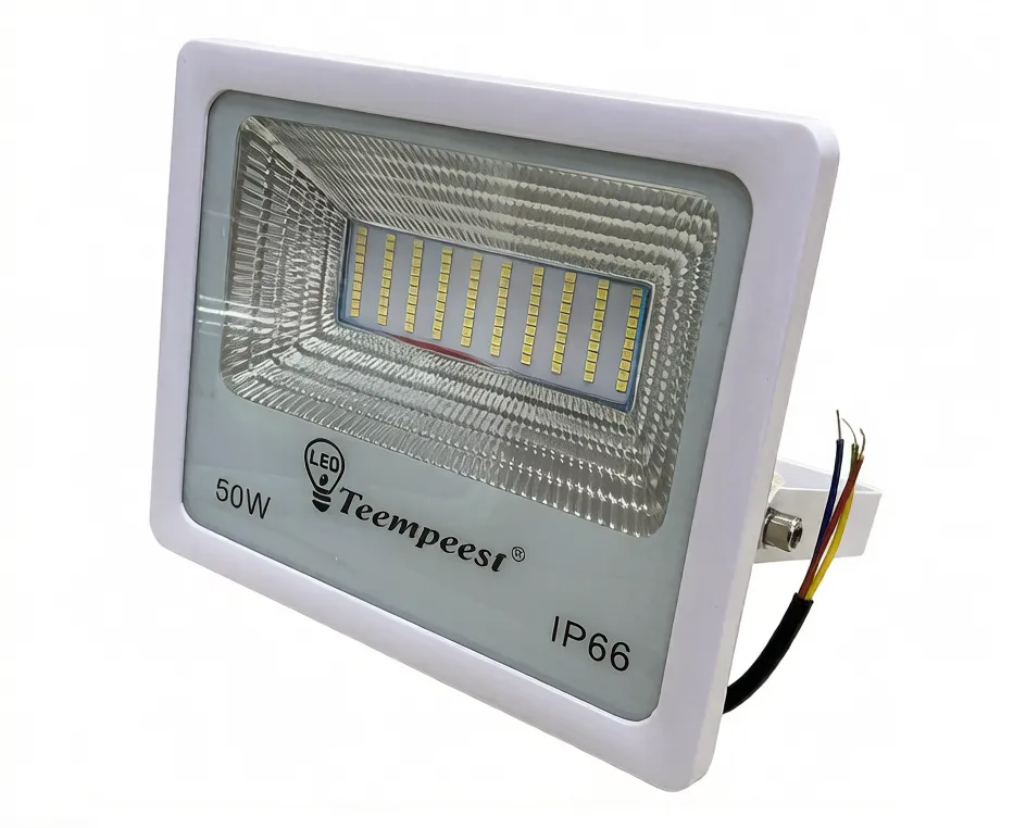 Teempeest 50W LED Outdoor Floodlight 22.8cm In Diameter.