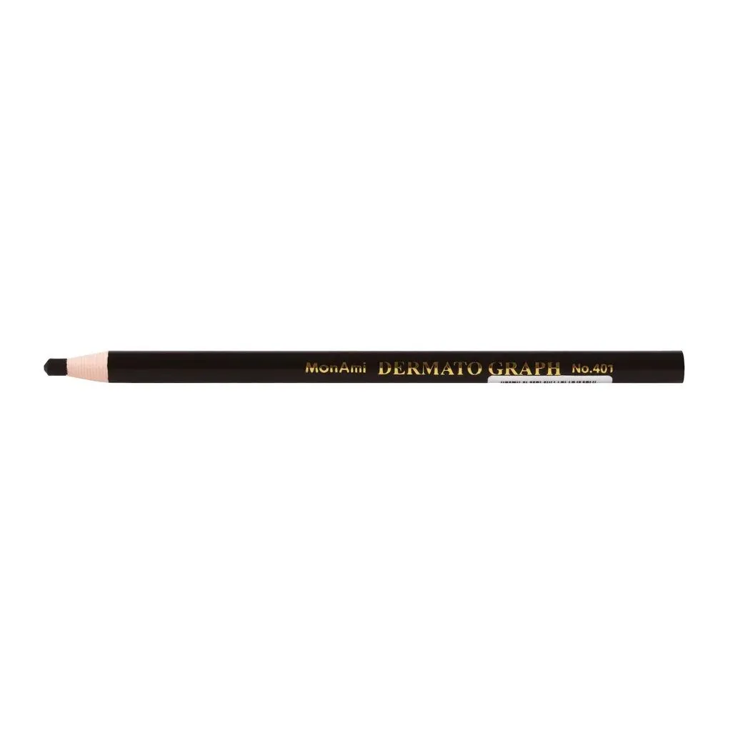 Momani Dermatograph Glass & China Marker x10 - Black