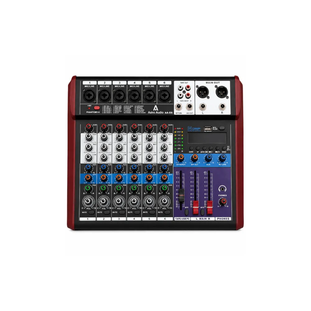 Astro Audio 6CH Desktop Mixer