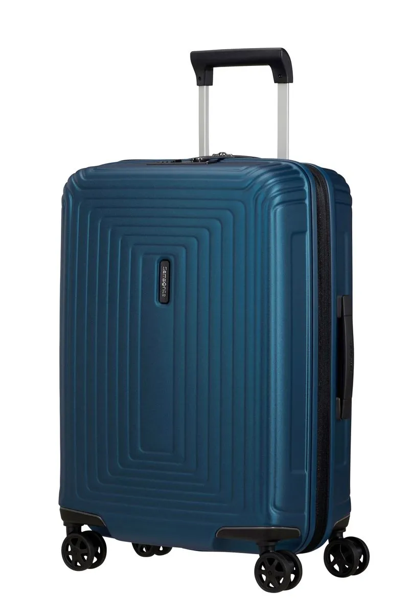 Samsonite Neopulse Spinner Expandable 55cm - Matt Blue