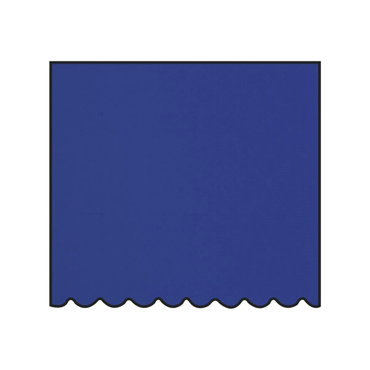 6.5x5FT Wavy Edge Sun Awning