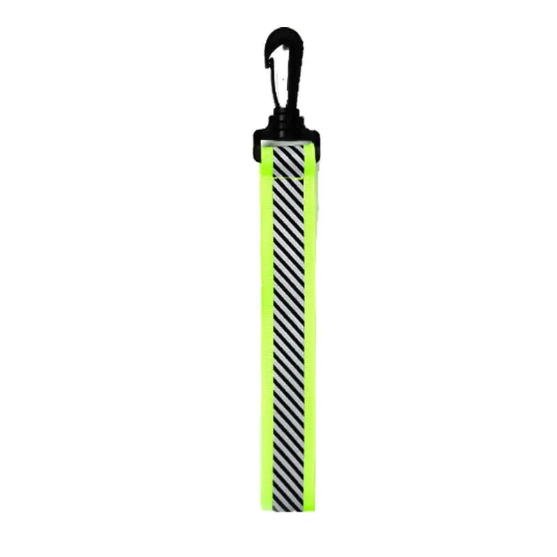 Reflective Keychain Pendant with Carabiner for Backpack or Key Ring