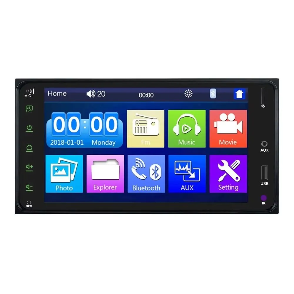 7" HD capacitive touch screen car Mp5 player compatible with Toyota Corolla