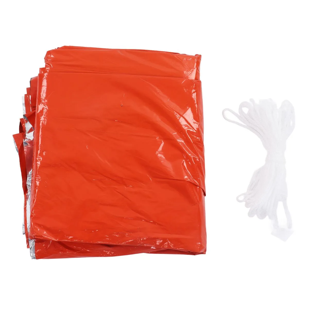 Orange Emergency Survival Tent with Rope