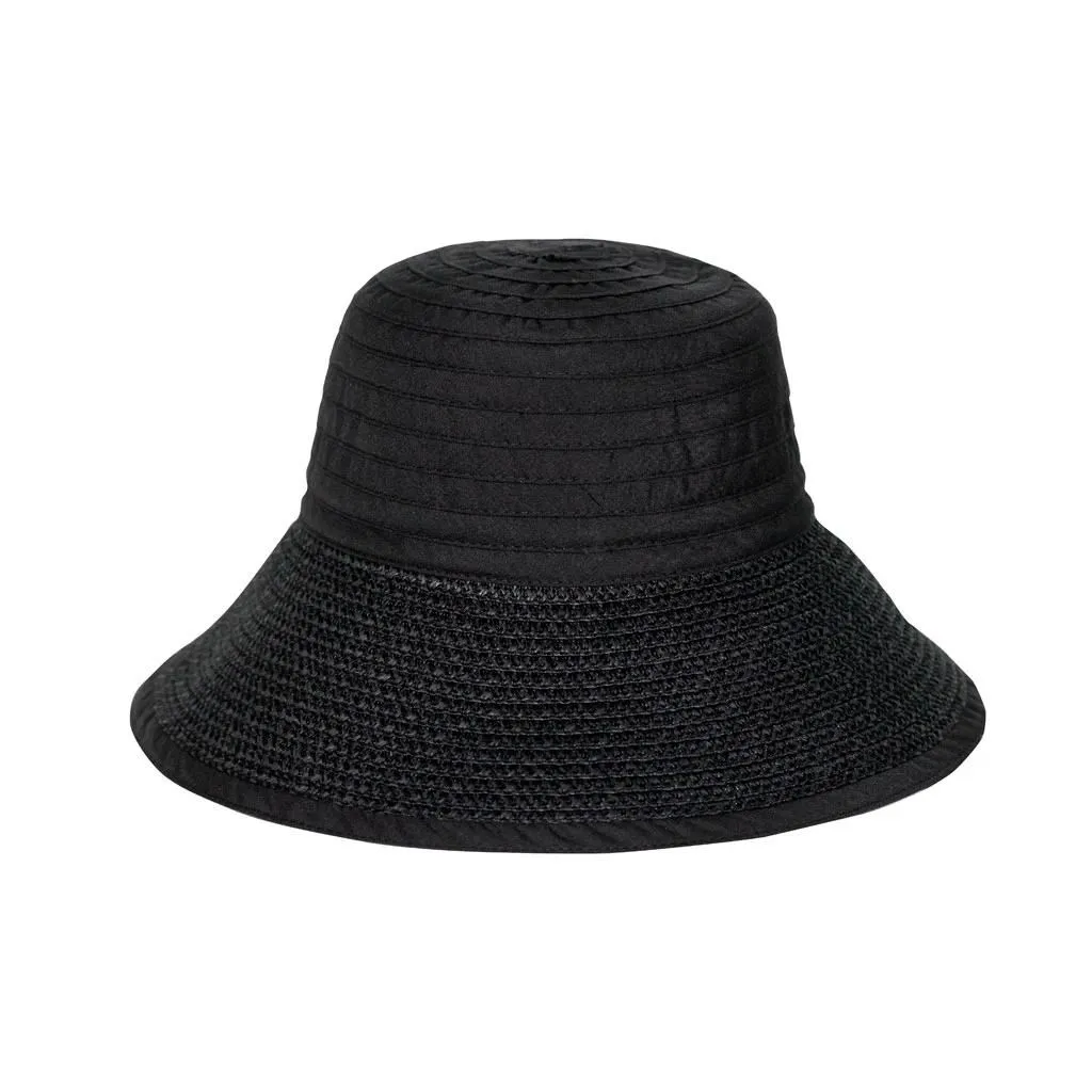 Emthunzini Audrey Classic UPF50+ Sun Hat - Black
