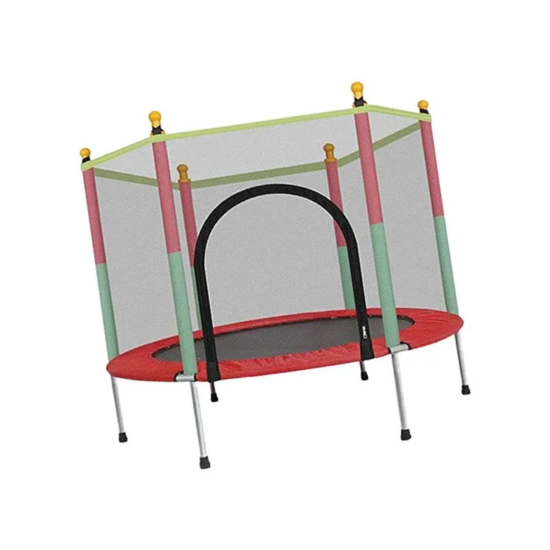 Outdoor Kids Trampoline with Safety Enclosure Net