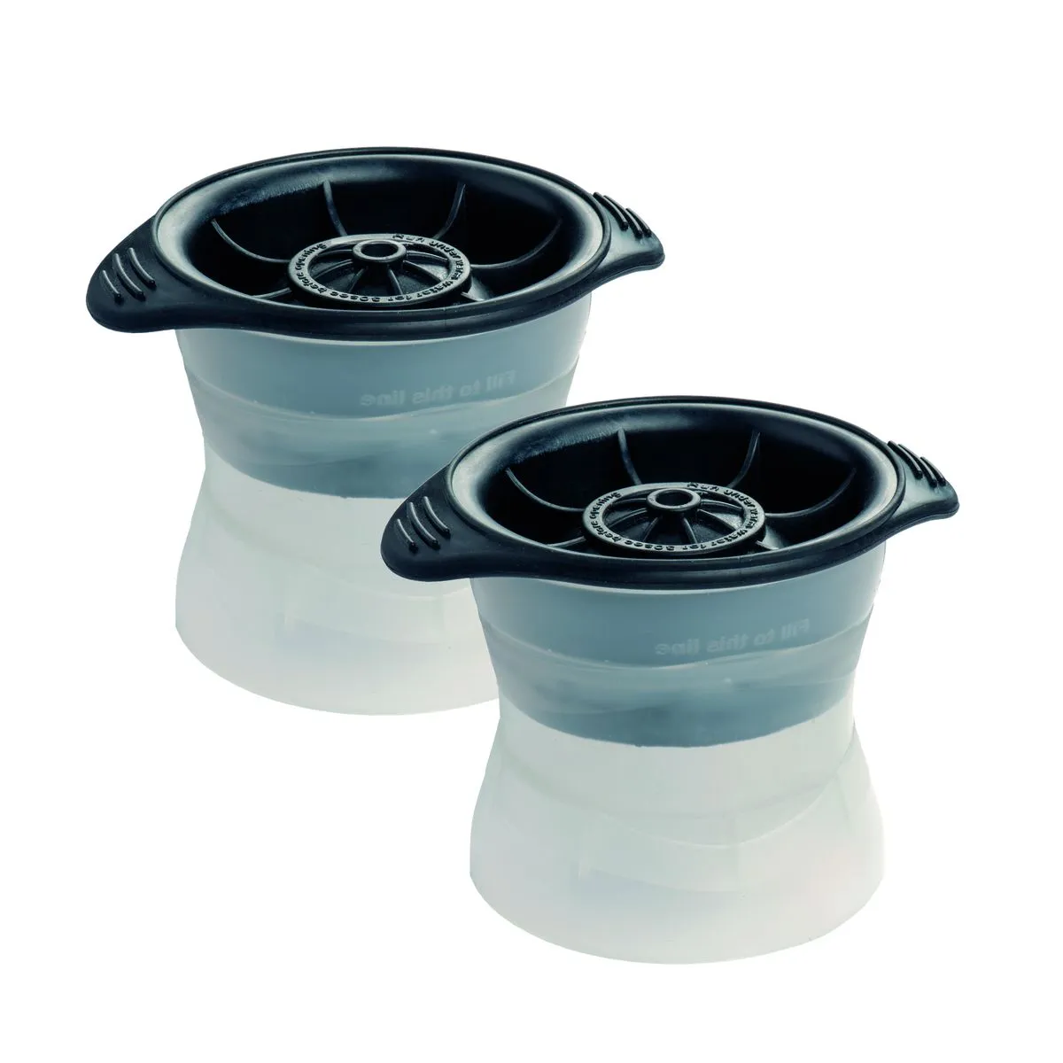Creative Cooking Ice Sphere Moulds - Set of 2 (6cm Ice Balls)