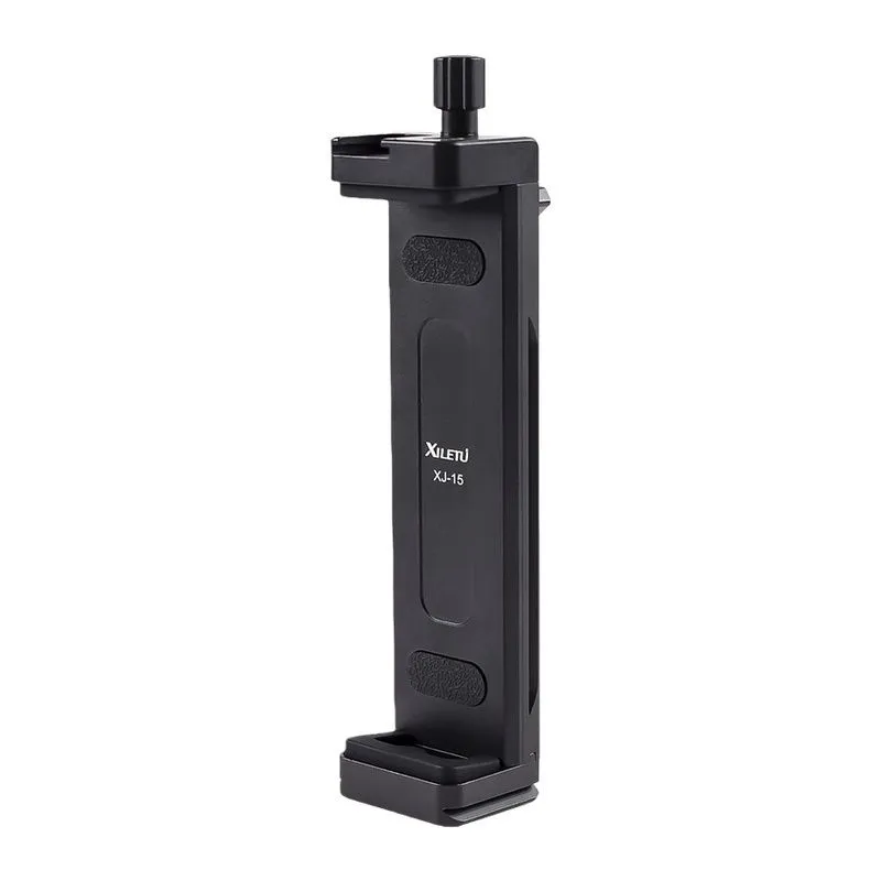 Adjustable Aluminum Tablet Stand Compatible with iPad and Phones - Black