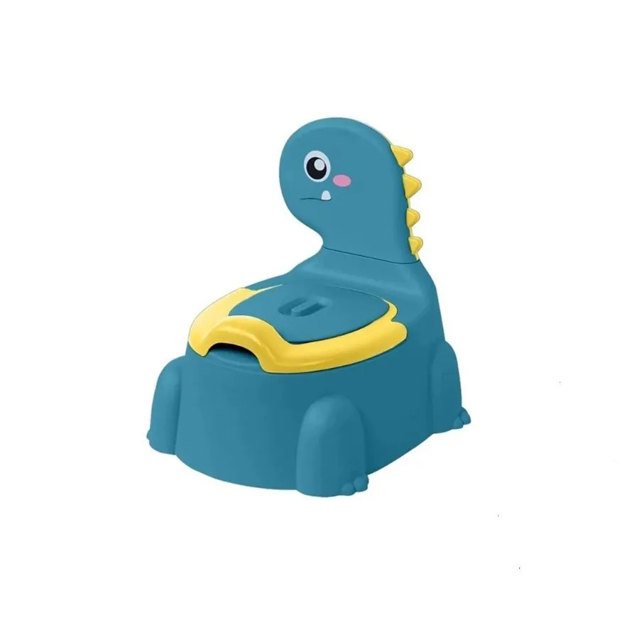 Portable Toddler Potty Training Toilet Seat Chair Travel Basic Dinosaur - Blue