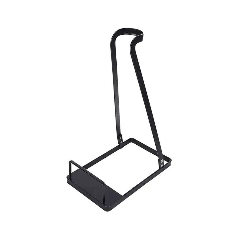 Universal Iron Bracket Holder For Handheld Cordless Vacuum Cleaners - Black