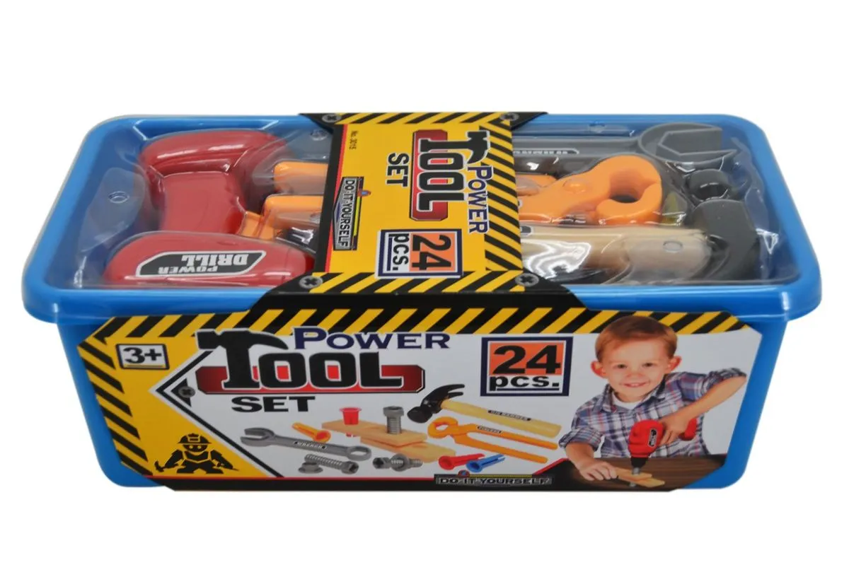 Power Tool Set in Case 24-Piece