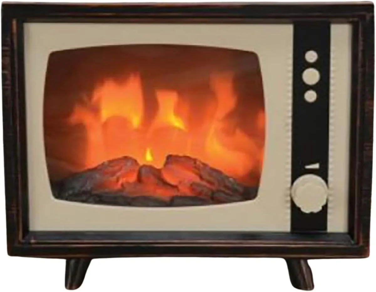 Premim Quality Retro TV LED Fireplace
