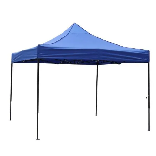 3mx3m Waterproof Tent Shade Pop Up Garden Tent Gazebo Canopy Outdoor - Blue