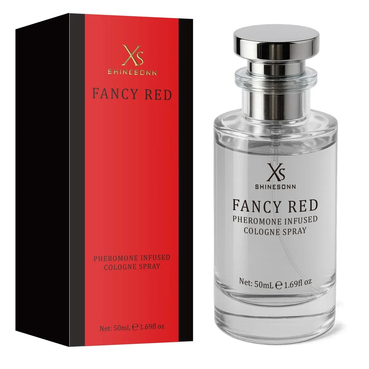 XS SHINESONN Fancy Red Pheromone Infused Cologne Spray