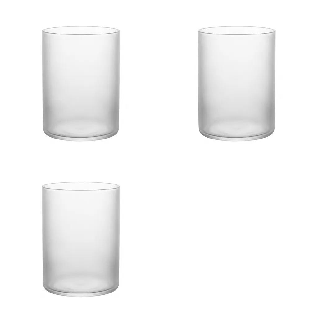 3 Pack - 290ml Glass Japanese-Style Highball Glass - Transparent
