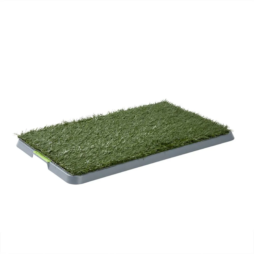 LASA Pet Potty Mat Indoor Artificial Grass Training Pad Dogs - 68x43cm
