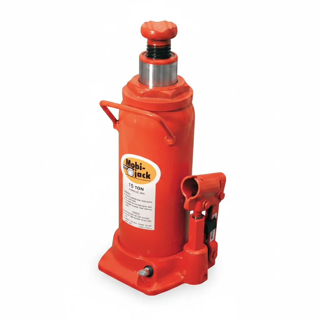 Mobi-Jack Hydraulic Bottle Jack 15 Ton for Vehicles and Trailers