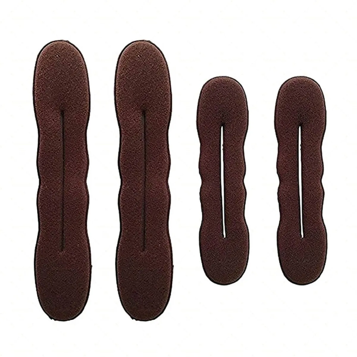 4 Pack Magic Hair Bun Maker, Bun Maker,Hair Twist Curler Donut Tools
