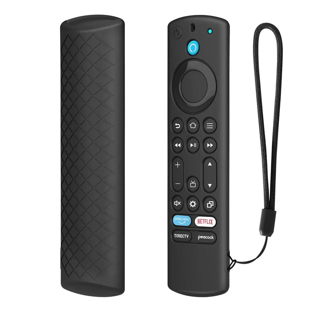 6.2 Inch Silicone Case for 2023 Fire tv stick Max 2nd/Fir TV Omni - 1PC Black
