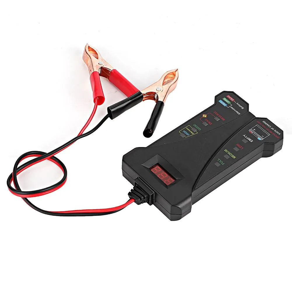 12V Car Battery Tester Analyzer Diagnostic Tool Digital Display for Auto