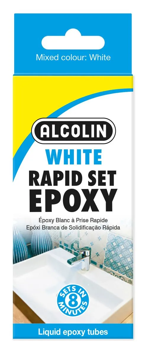Alcolin Rapid Set White Epoxy 2 x 20g - White