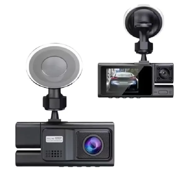 1080P FHD 3-Lens Triple Camera Car Dash Camera