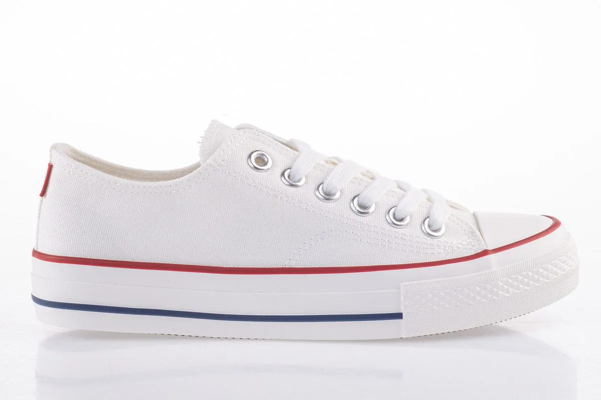 Carrera Women's Low-Cut Corta Canvas Sneakers-White