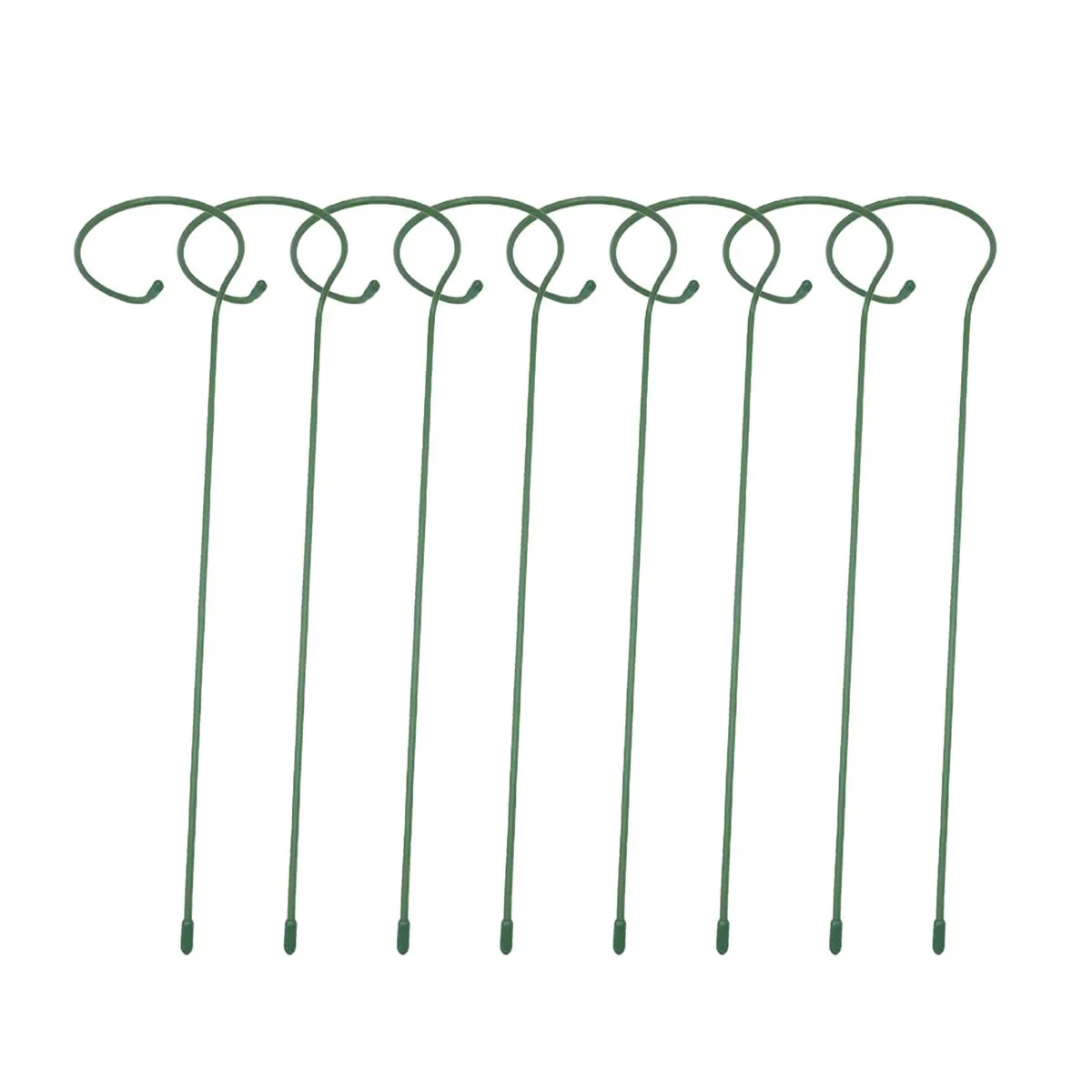8 Pieces Garden Plant Support Stakes Plant Stem Holder Bracket