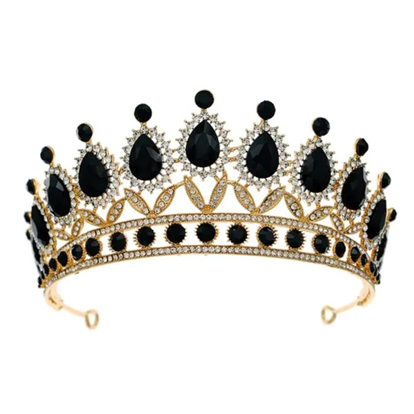 Beauty Baroque Rhinestone Crystal Crown Tiara