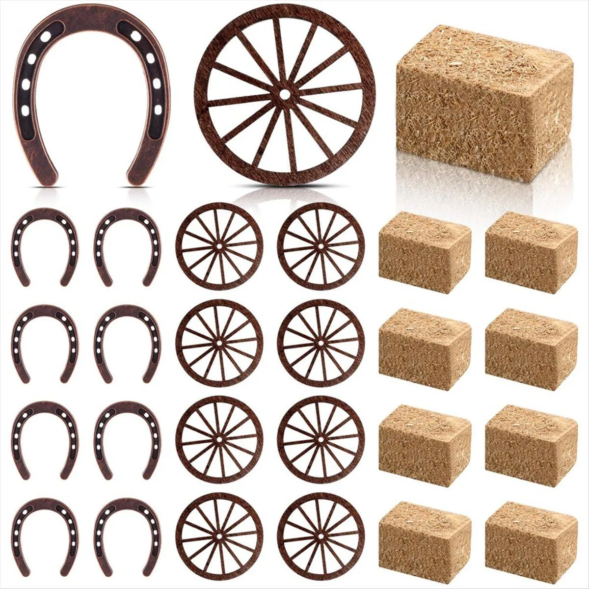 Western Party Supplies Horseshoe Decorations