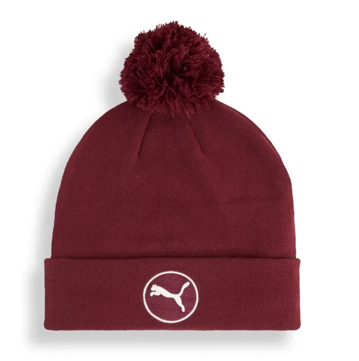 PUMA WRMLBL Removable Pom Beanie - Ruby shimmer