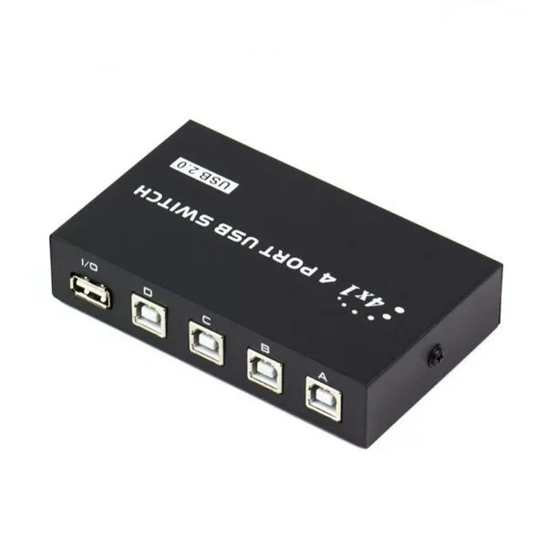 GLS 4 Ports USB 2.0 Sharing Switch Adapter Box