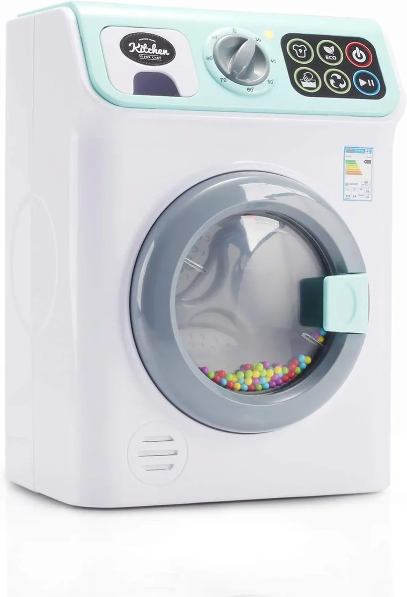 IFUNBEBE Washing Machine Toy for Kids Pretend Kitchen for ages 3 years +