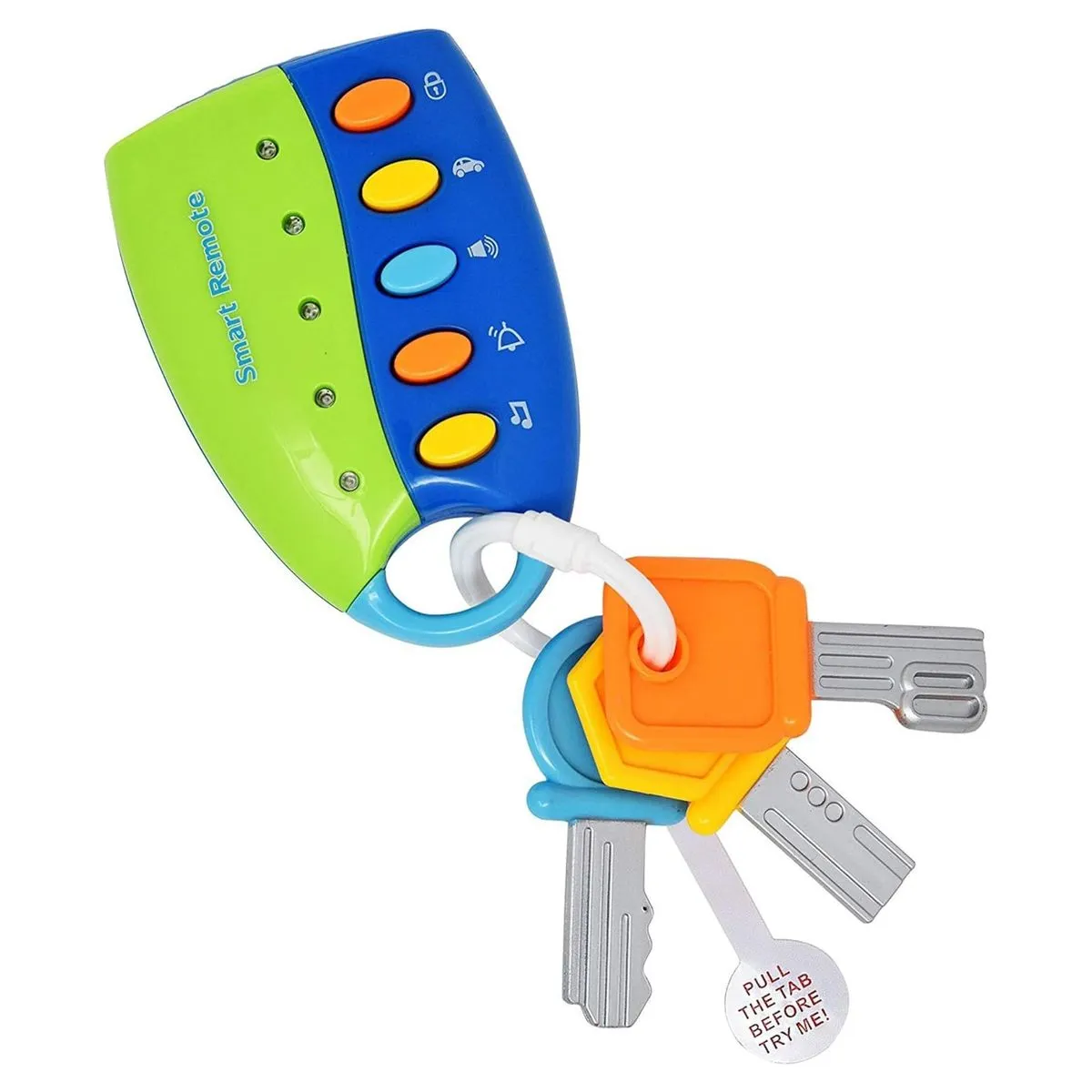 Musical Smart Remote Key Toy - Toddler - Toy Keys - Blue