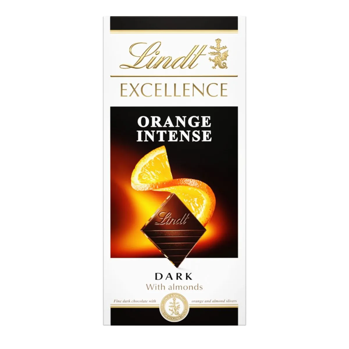 Lindt Excellence Dark Chocolate Orange Slab 100g