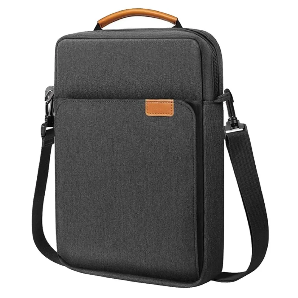 Office Crossbody Compatible Laptop Shoulder Handbag - 33cm - Black