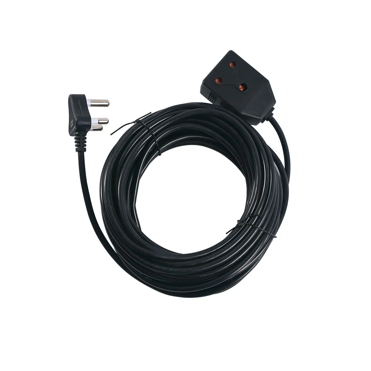 15m Dual-side/2-way Socket Outlets Extension Copper Power Cord/Power Strip