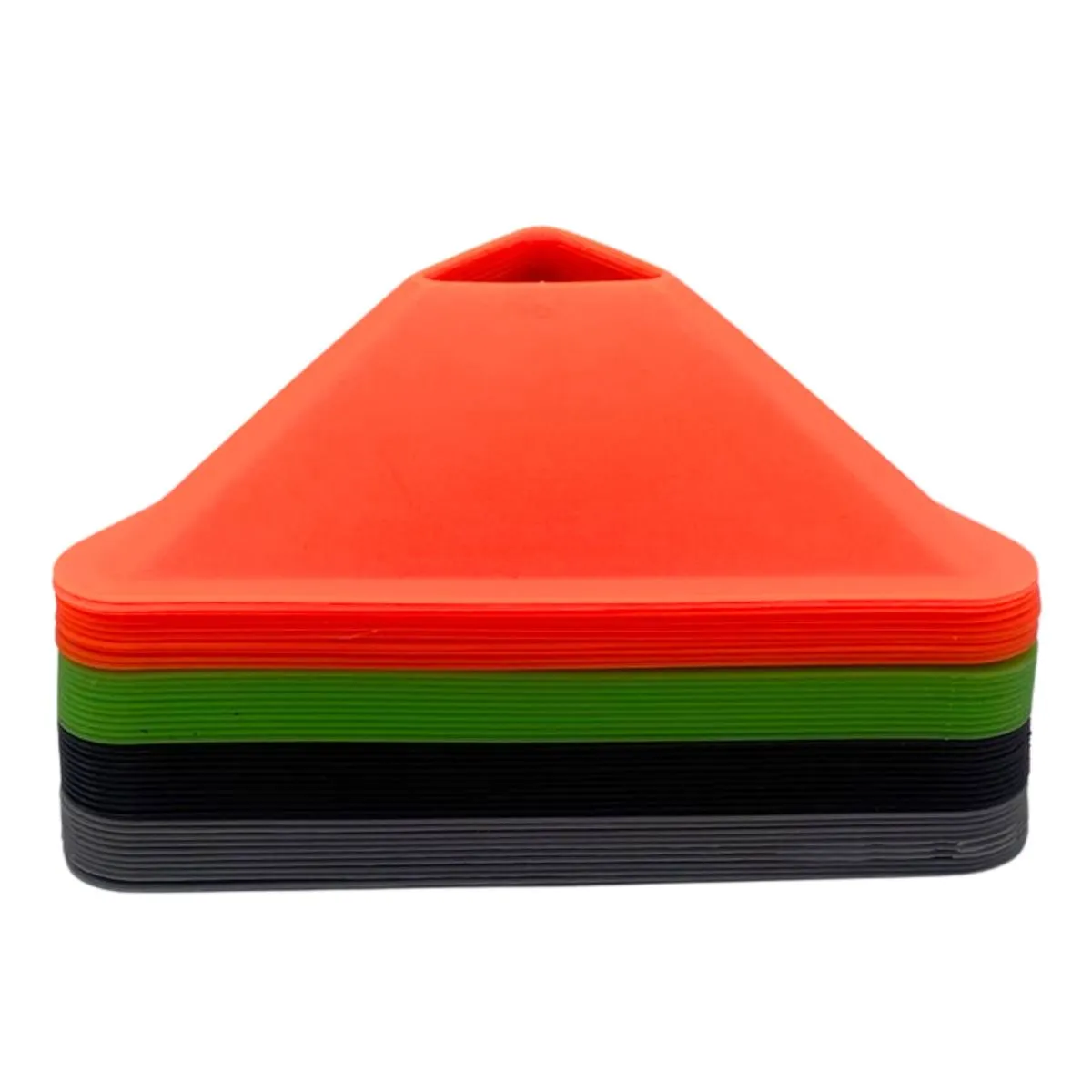 Arfast - Triangular Soccer Training Cones Sports Marker Discs 40 Pack