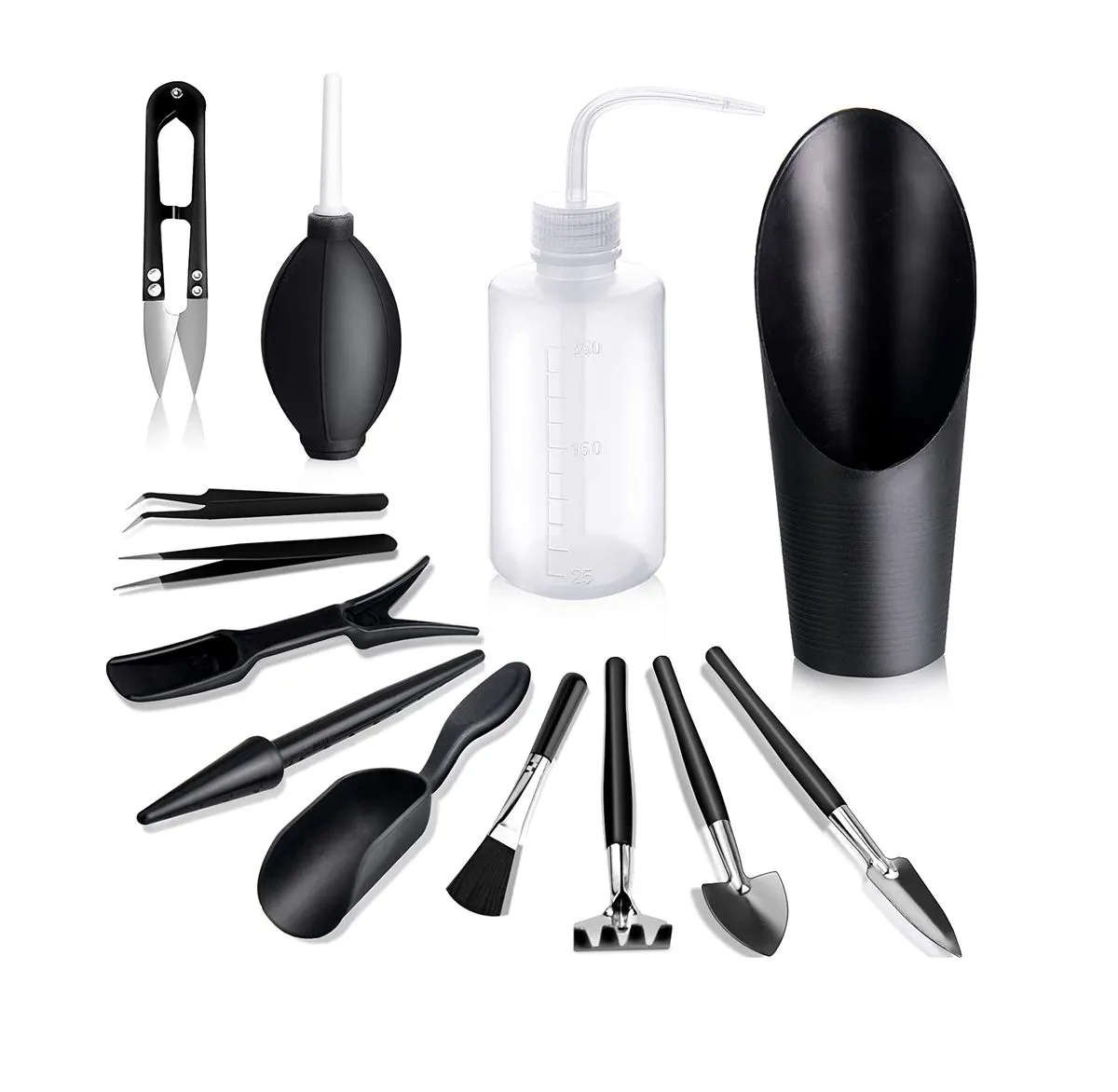 Herqona - 13 Piece Succulent Tools Set Mini Transplanting Garden Tools