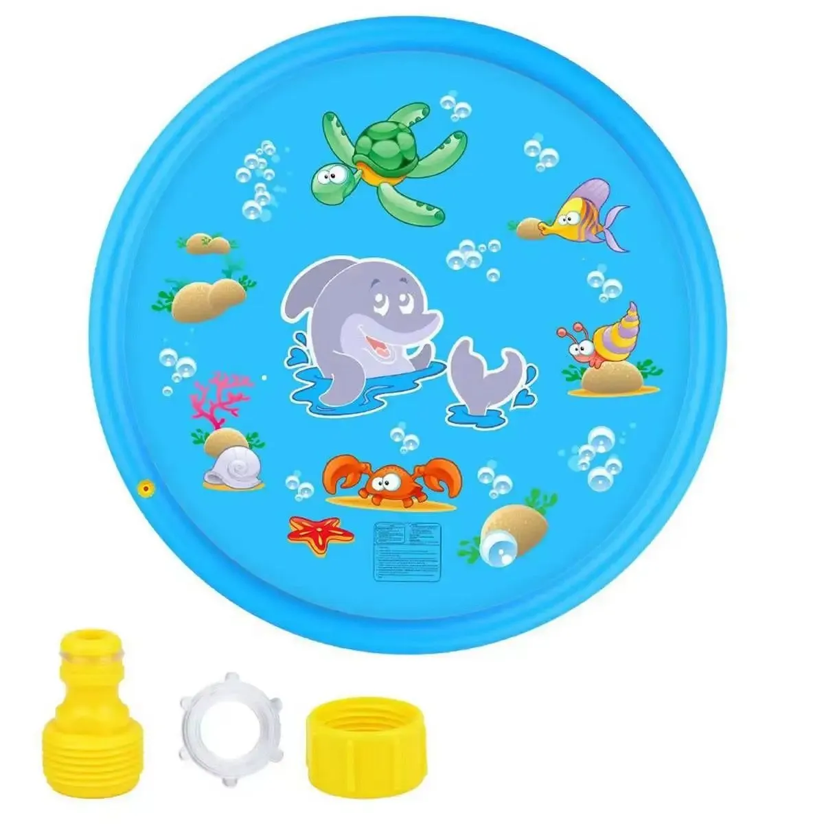 Kids Outdoor Funny Toys Children Inflatable Round Water Splash Play Pools
