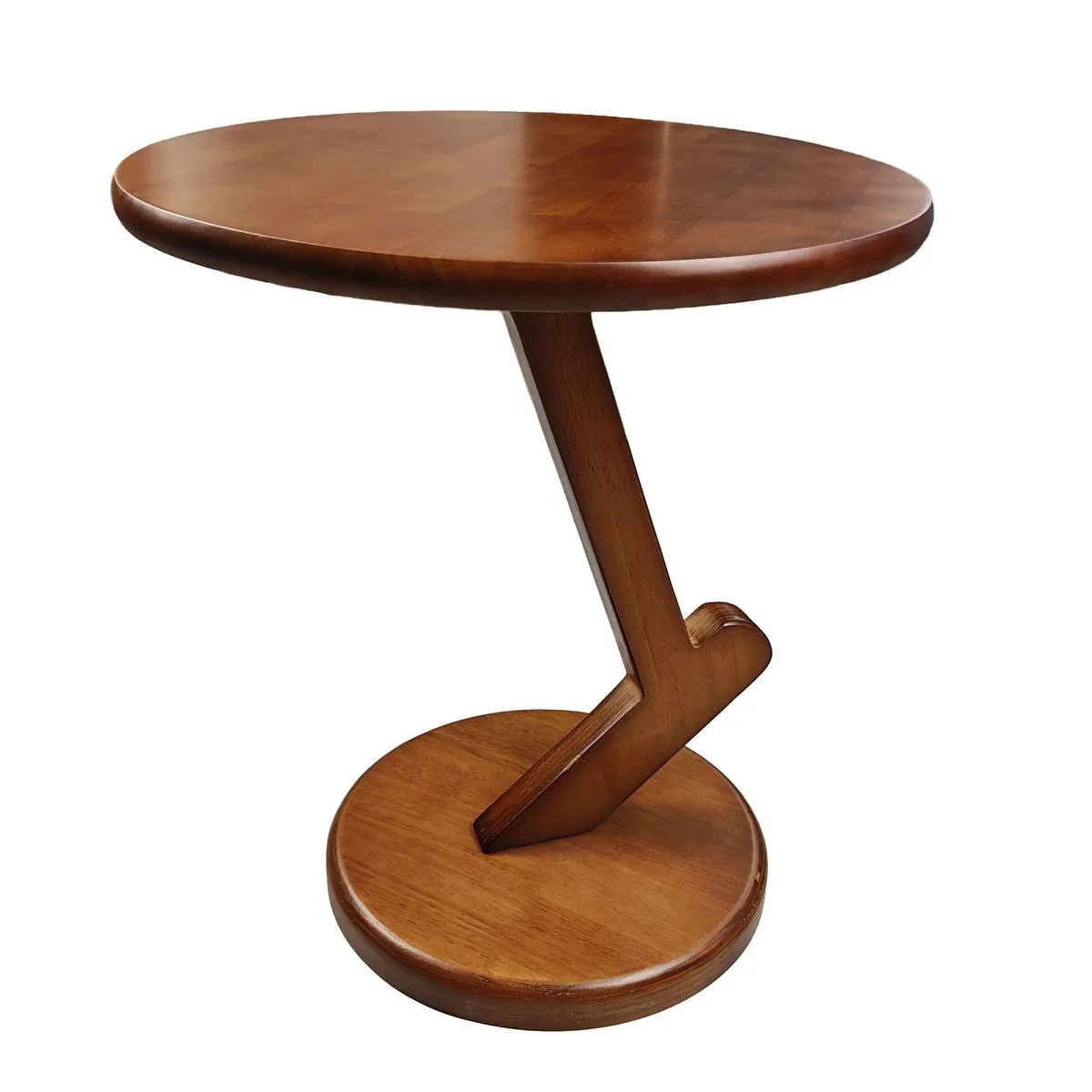Brown Wood Round Coffee Table, Round Side Tables