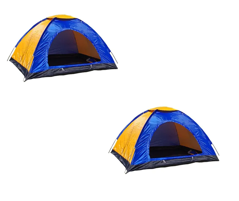 2-Person Outdoor Waterproof Tent 200cm - 2 Pack