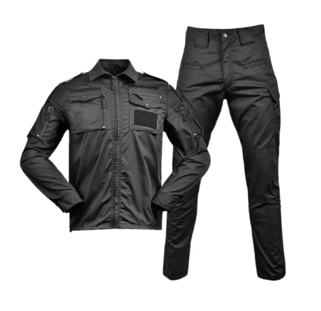 SamMag Biz Tactical Combat Uniform Jacket Long Sleeve M-L - Black