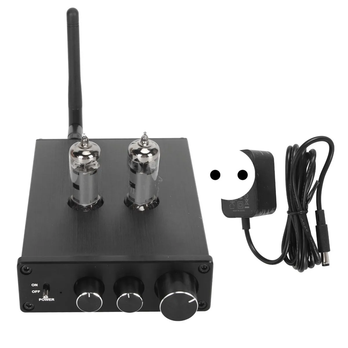 Electronic Tube Bluetooth Receiver Dual Input Adjustment Knob Tube Receiver