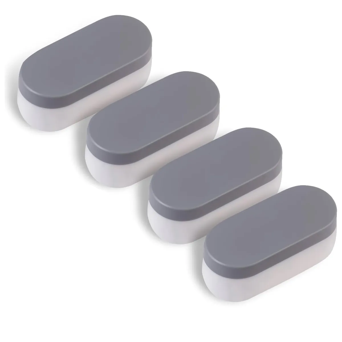 Decor Toilet Seat Bumpers for Bidet - 4 Pack Adhesive Pads