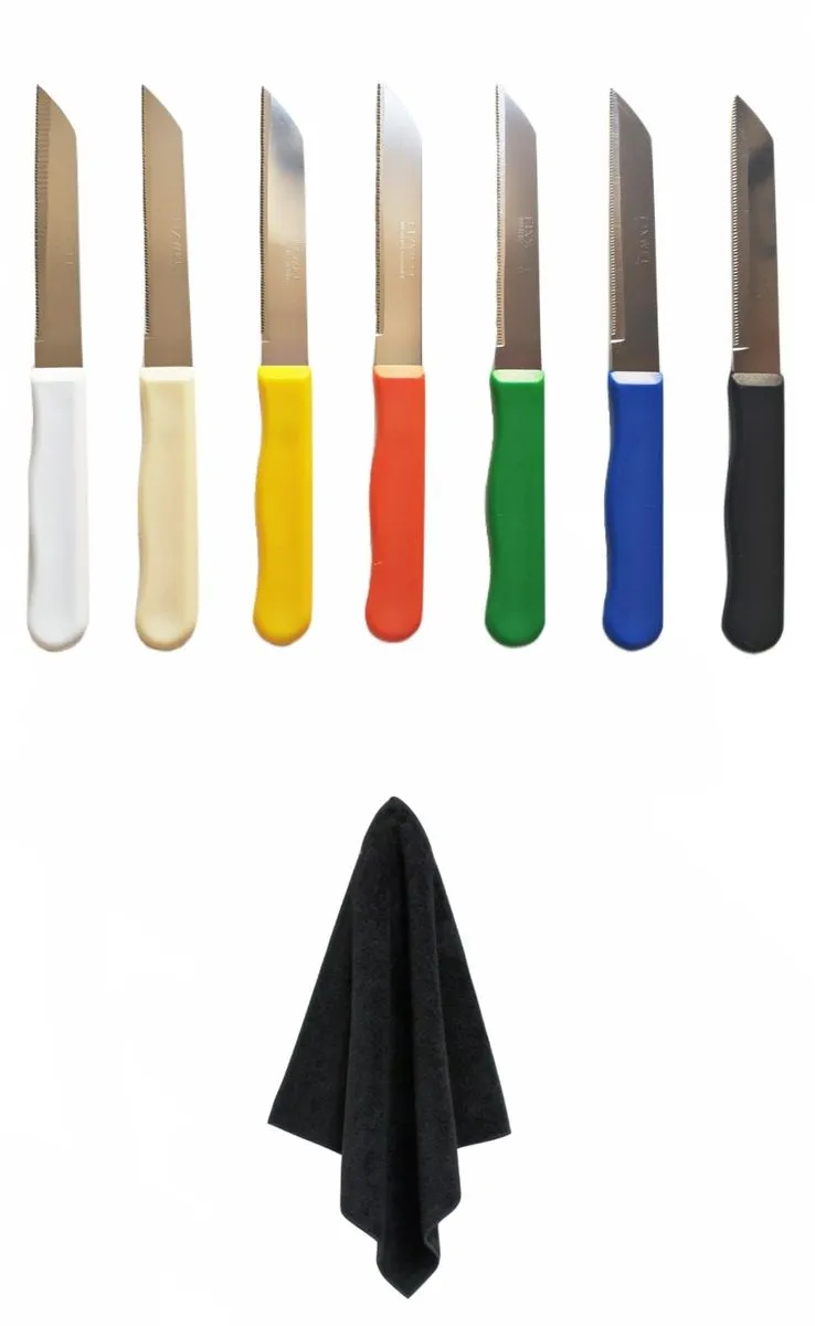 Fixwell Knives plus Microfiber Cloth - Set Of 7