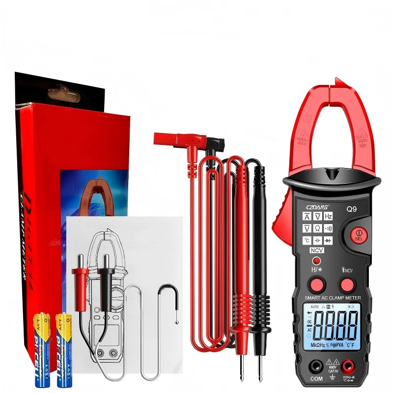 True RMS Digital Multimeter Clamp Meter - DC AC and Non Contact Detection