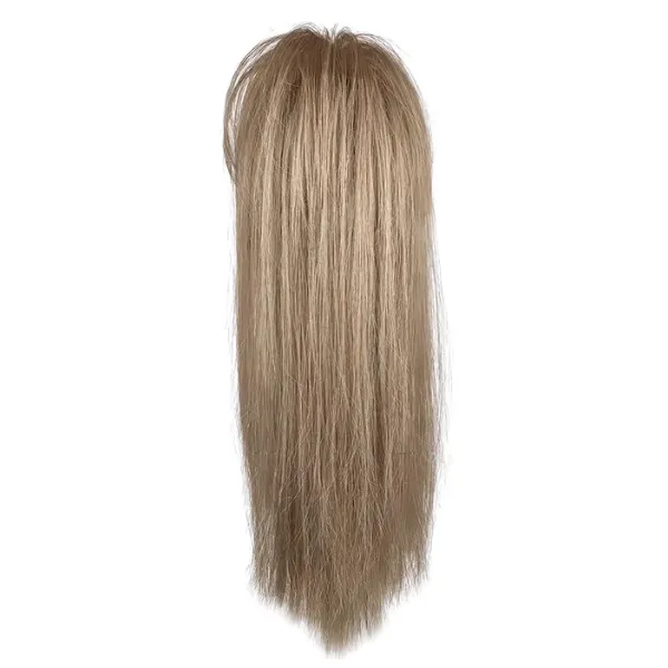 16 Inch Claw Clip-in Straight Hair Ponytail Extensions - Light Brown & Blonde